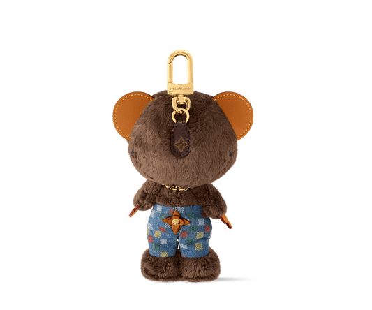 LV Louis Bear Bag Charm