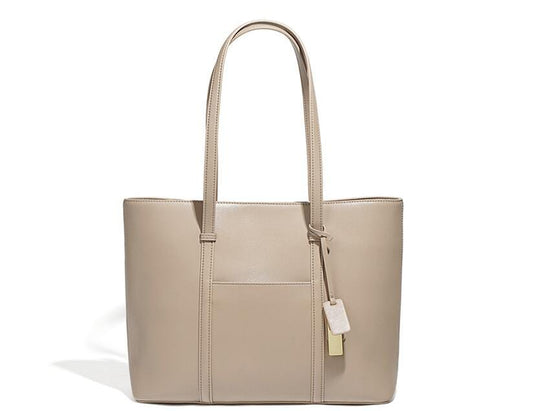 Women's City Leather Shoulder Tote Handbag