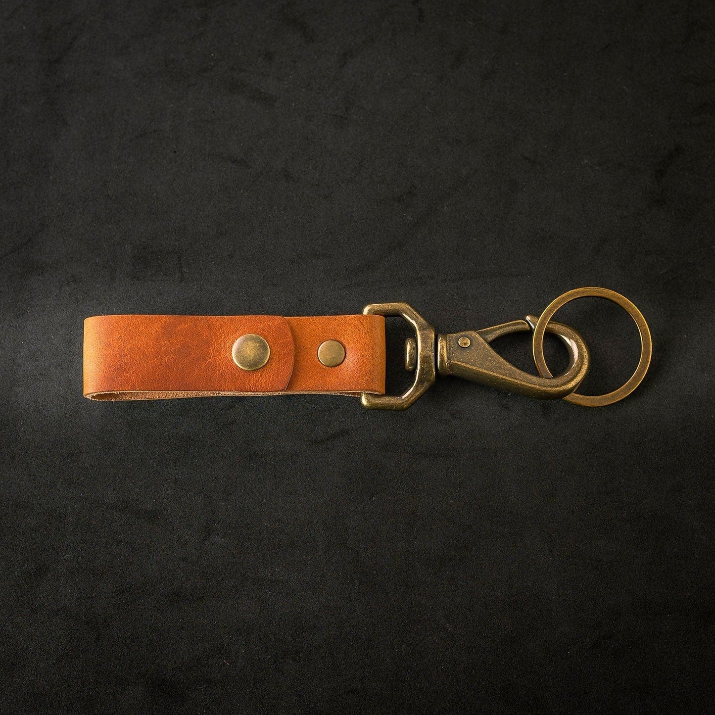 Leather Keychain Belt Clip
