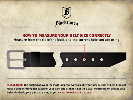 Blackthorn Belt - 1.5 Inch Wide