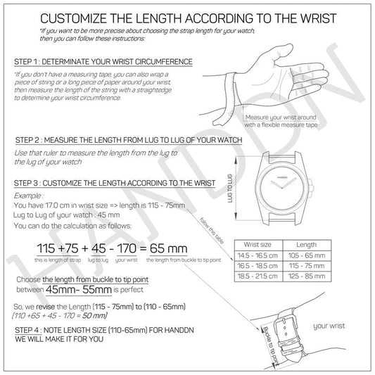 Black Epsom Leather Watch Strap, Black Epsom Leather Handmade Watch Strap, Epsom Strap Watch 16mm 18mm 19mm 20mm 21mm