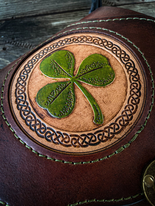 THE BRIGID - Crossbody Bag w/Shamrock