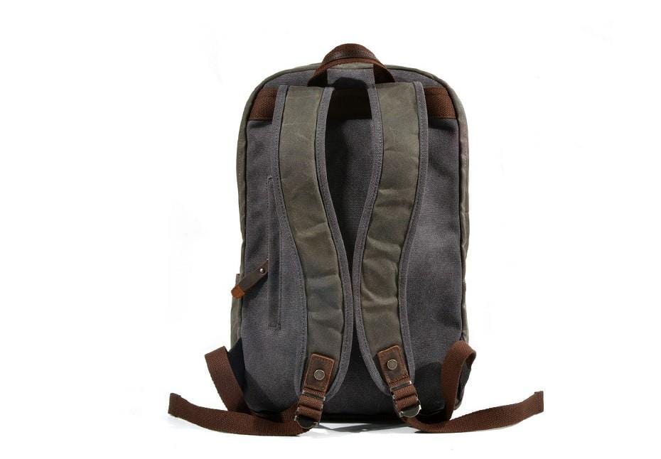 Womens Black Canvas Backpack Bags