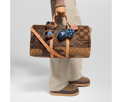 LV Louis Bear Bag Charm