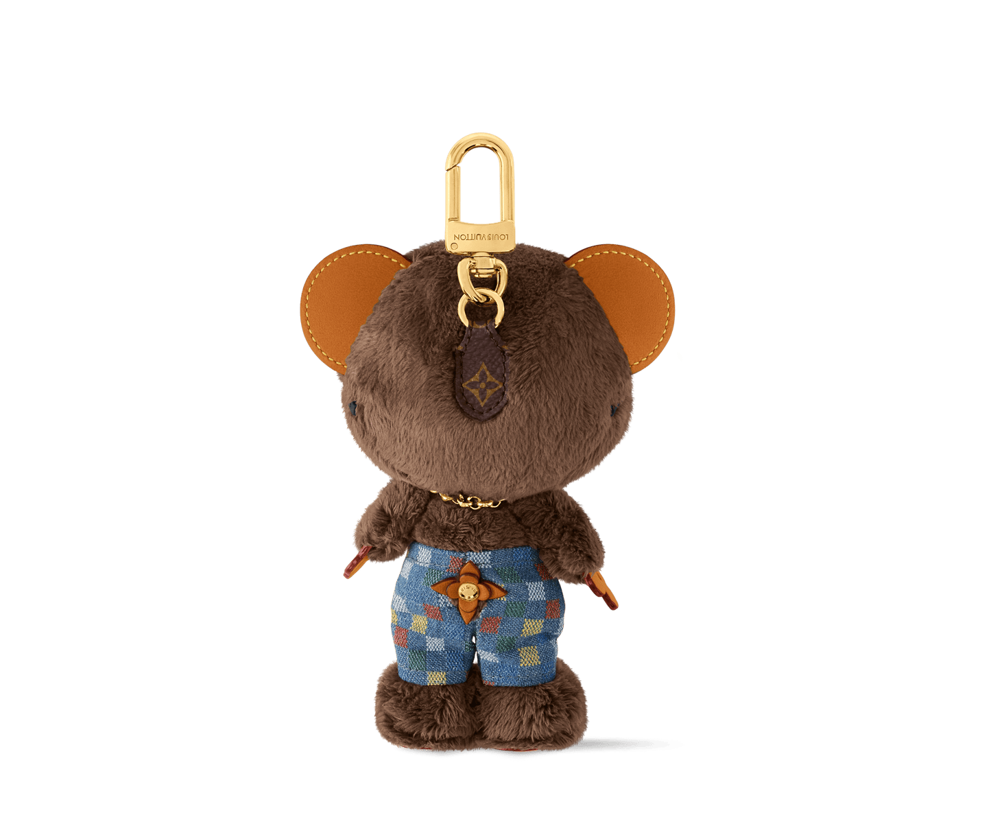 LV Louis Bear Bag Charm