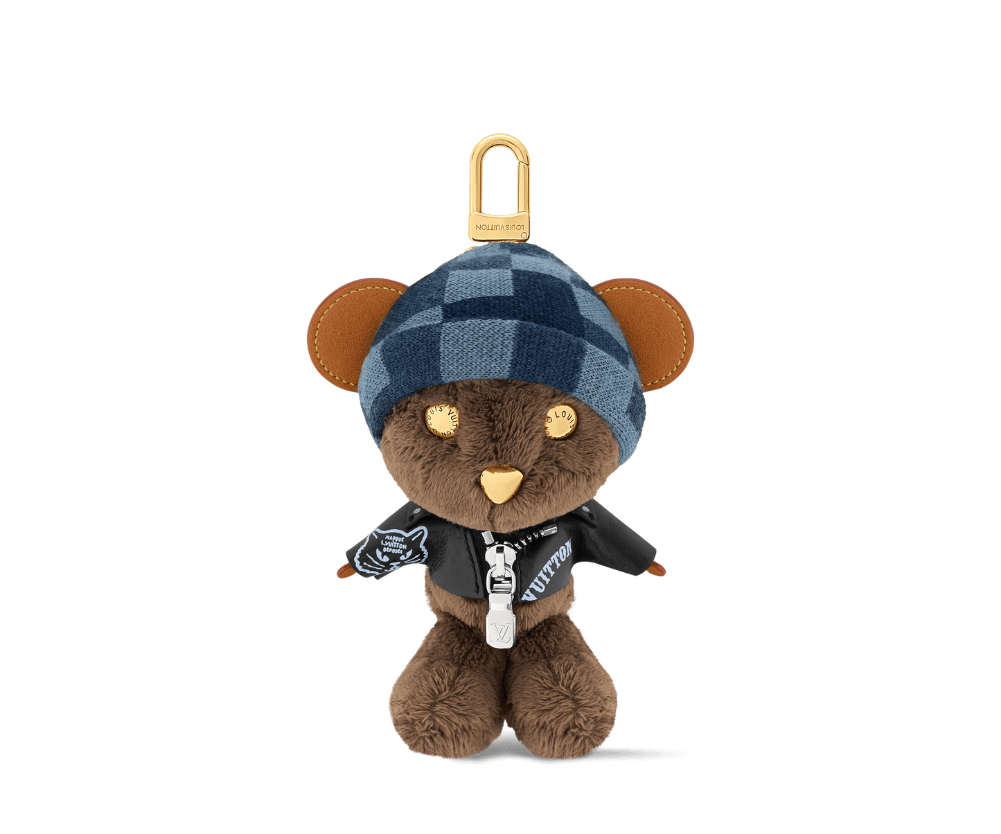 LV Louis Bear Bag Charm