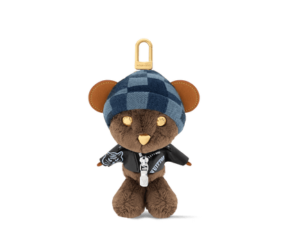 LV Louis Bear Bag Charm