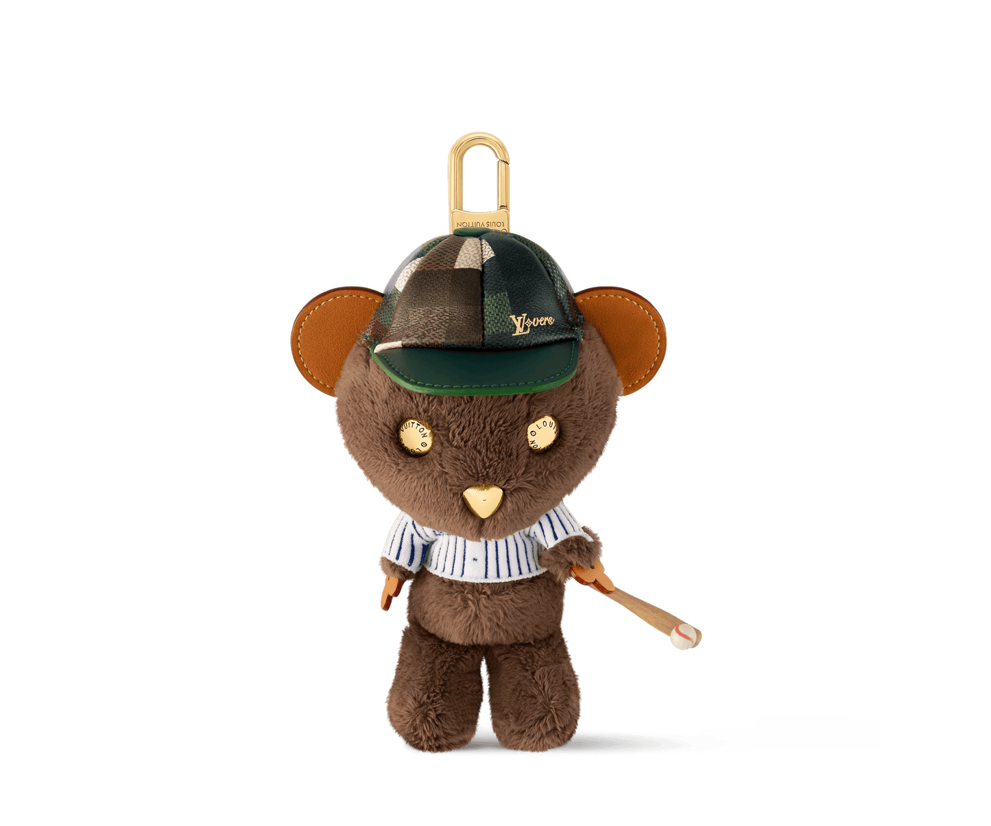 LV Louis Bear Bag Charm