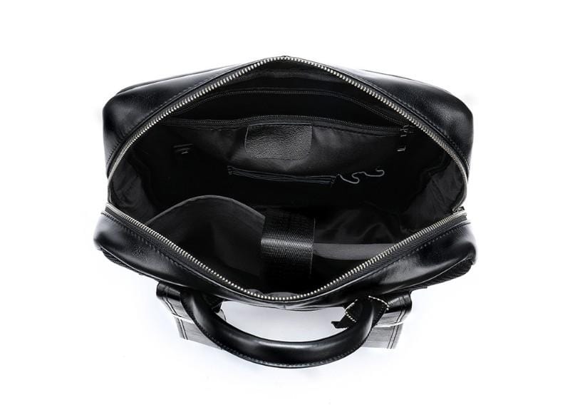 Womens Black Leather Backpack Purse