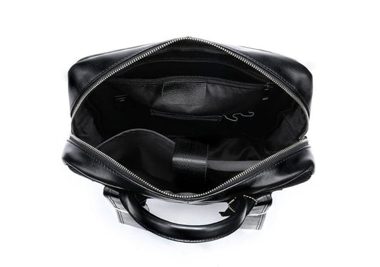 Womens Black Leather Backpack Purse