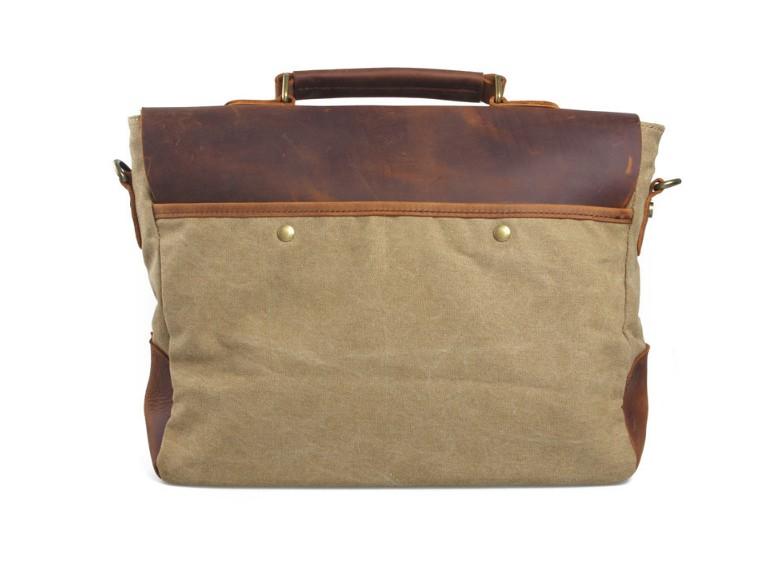 Waxed Canvas Messenger Bag Women's
