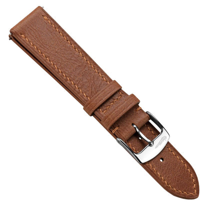 Элегантный ремешок для часов Ravello из тосканской кожи - Когнак