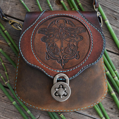 THE BRIGID - Crossbody Bag w/Dragonfly
