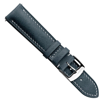 Zeigen Sie Ihren Stil mit dem Lerano Toskana gefütterten Lederarmband in Blau