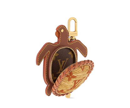 LV Turtle Pouch Bag Charm