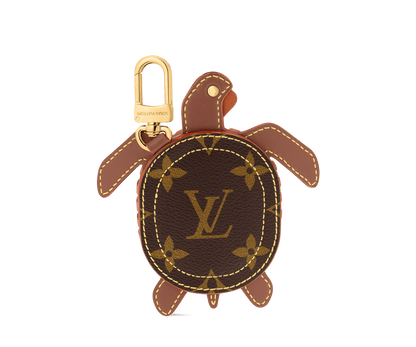 LV Turtle Pouch Bag Charm