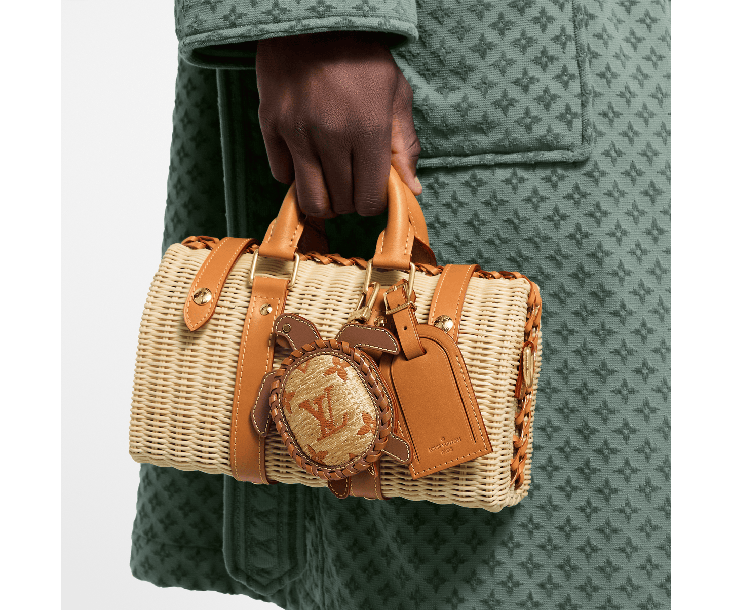 LV Turtle Pouch Bag Charm