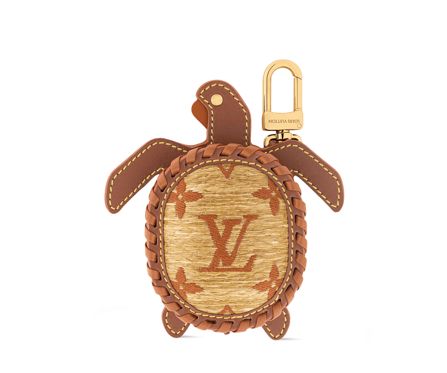 LV Turtle Pouch Bag Charm