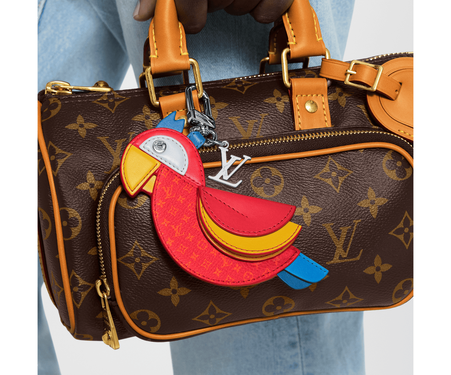 LV Parrot Bag Charm