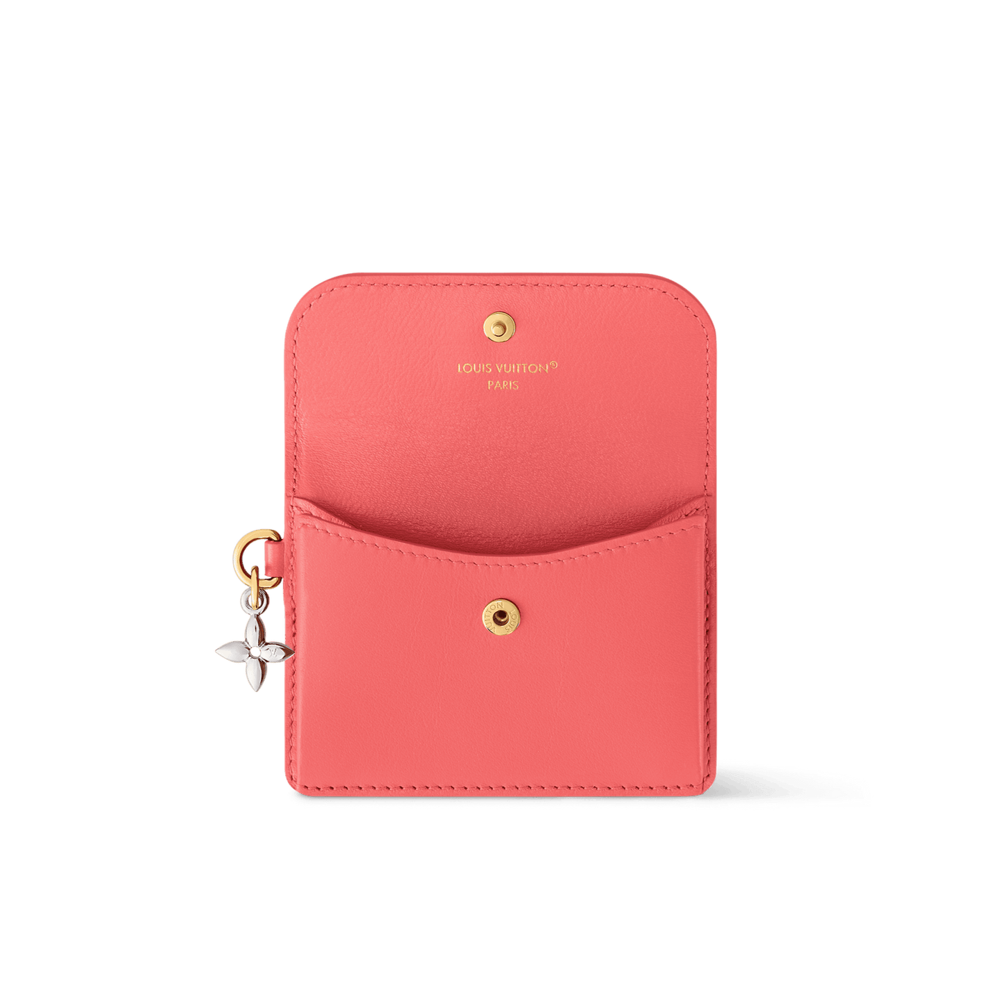 Tiny Recto Verso Card Holder LV Bloom