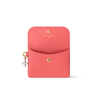 Tiny Recto Verso Card Holder LV Bloom