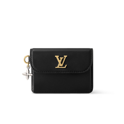 Tiny Recto Verso Card Holder LV Bloom