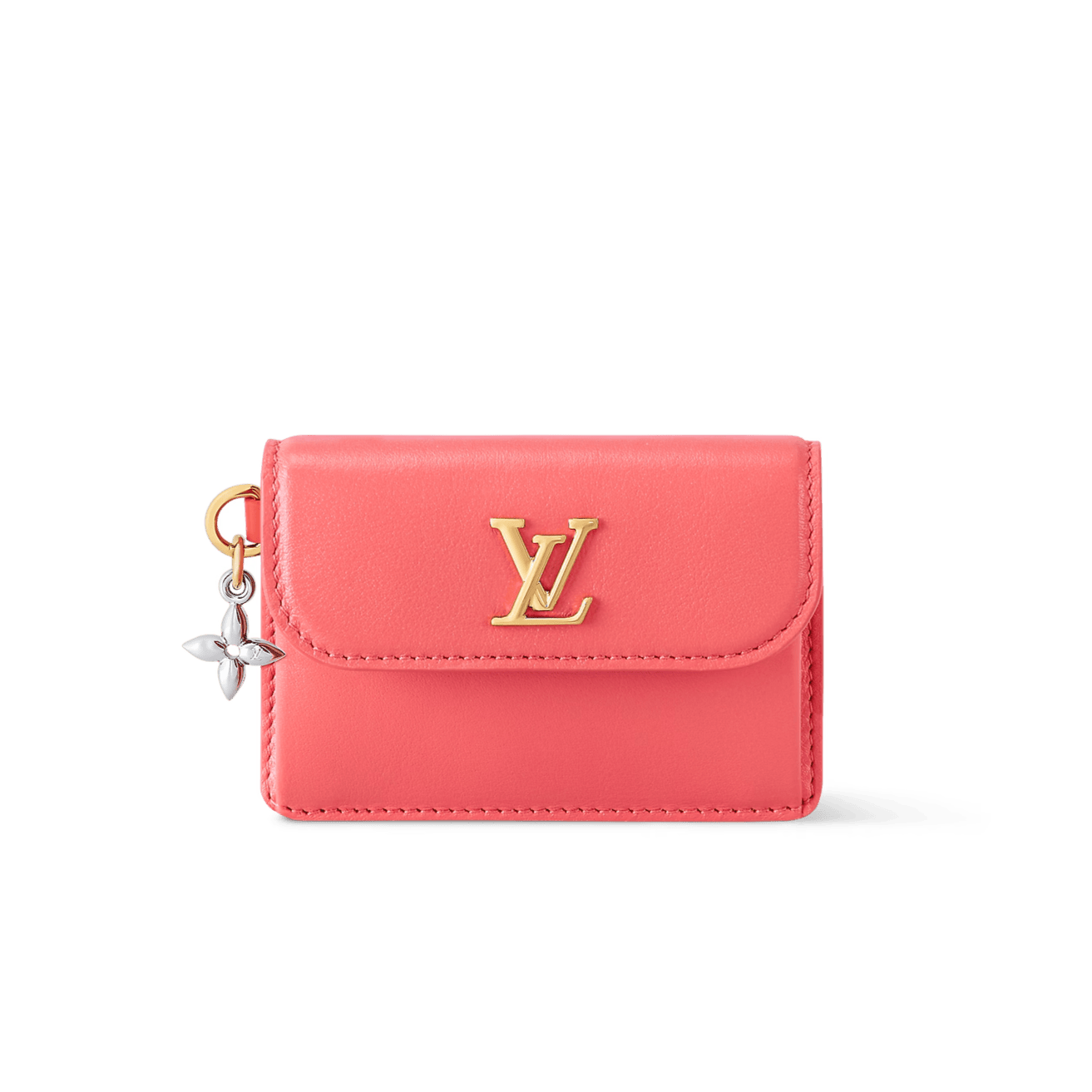 Tiny Recto Verso Card Holder LV Bloom