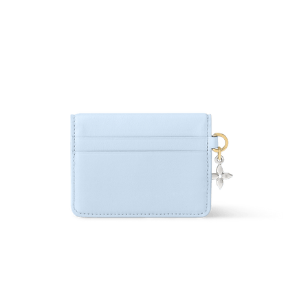 Tiny Recto Verso Card Holder LV Bloom