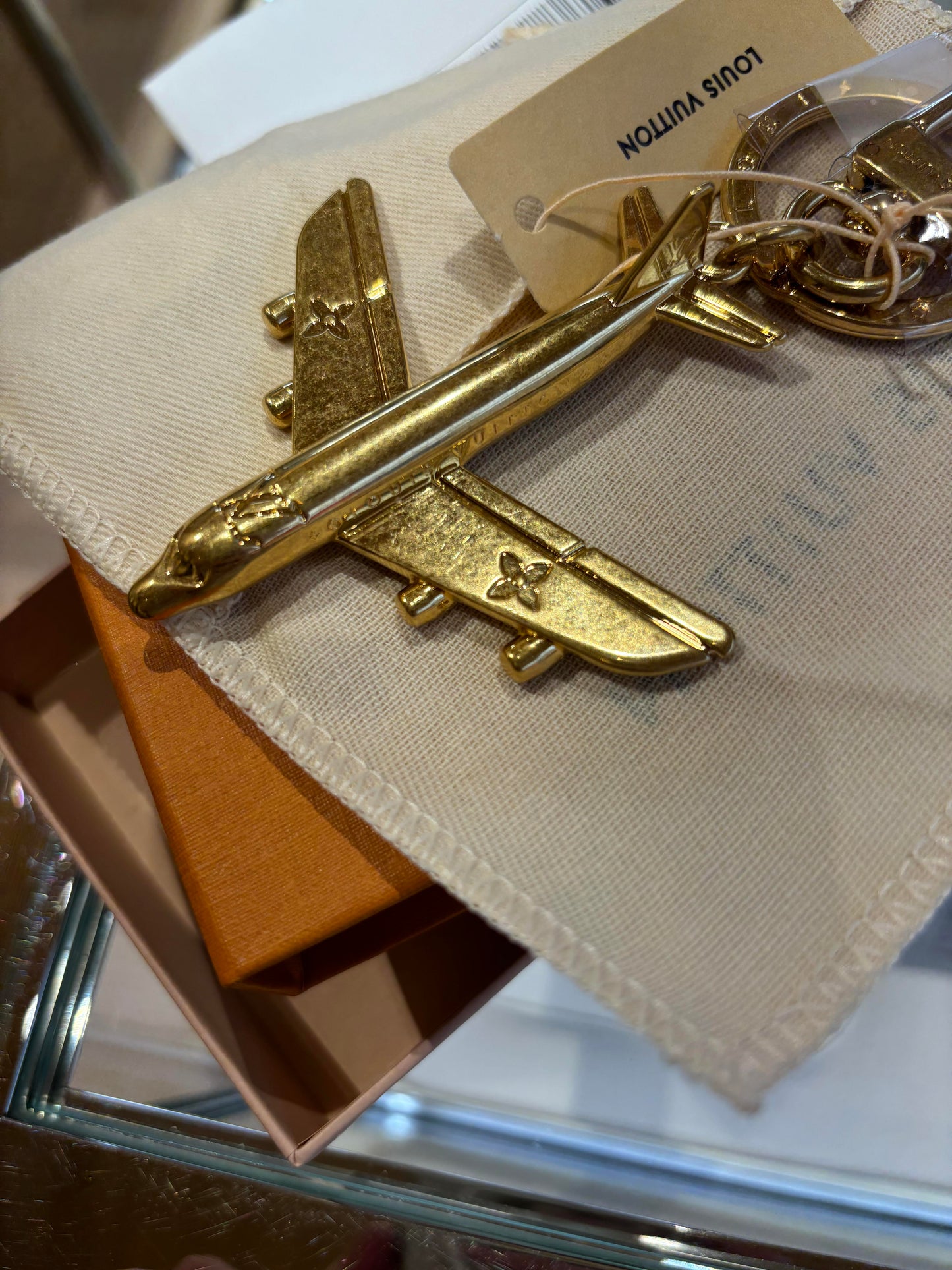 Plane Key Holder and Bag Charm