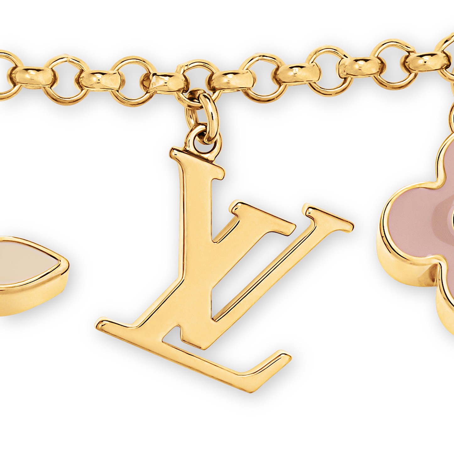 Fleur de Monogram Bag Charm