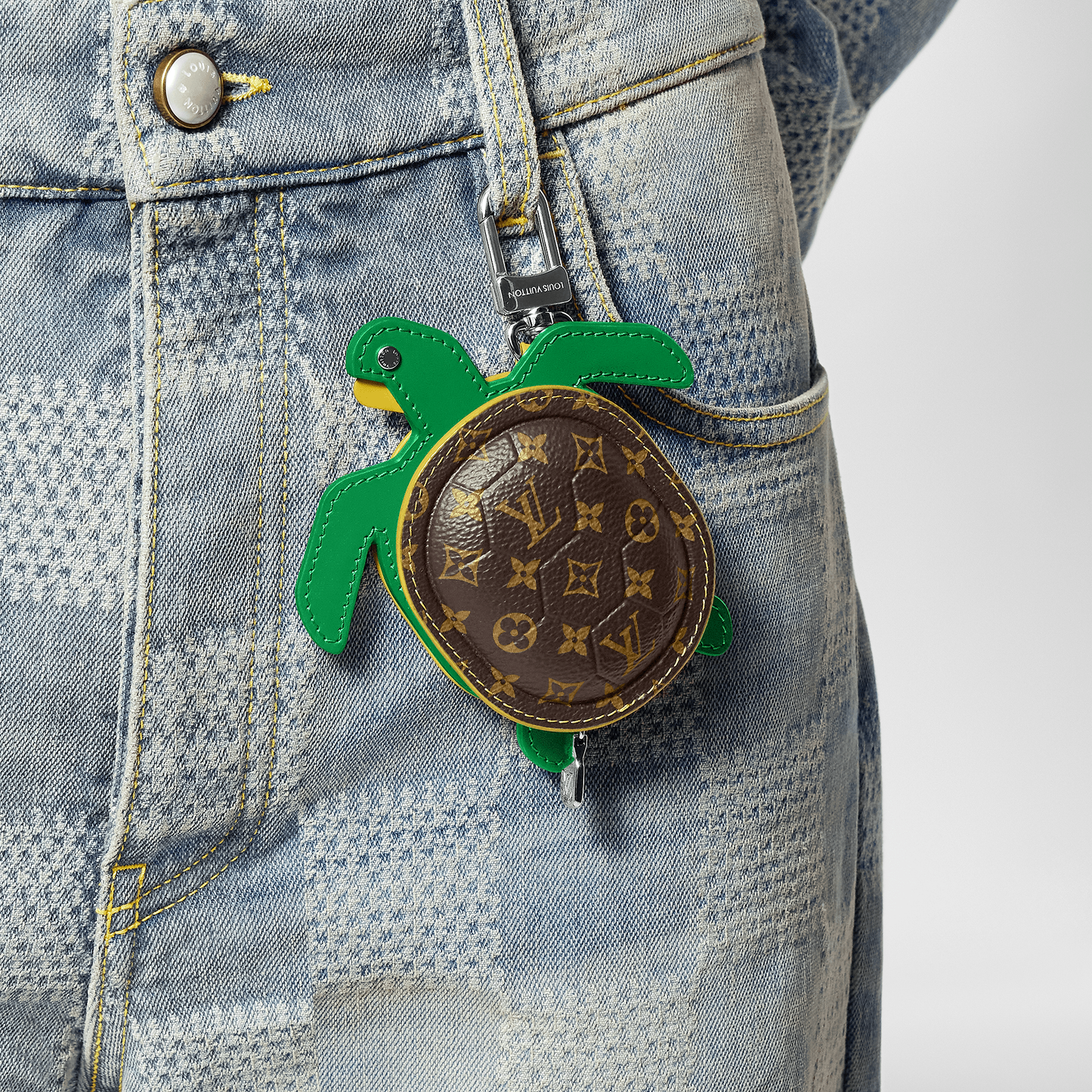 Turtle Pouch Bag Charm