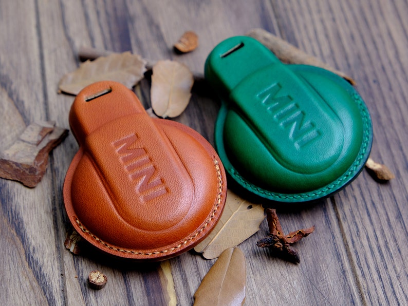 2024 Mini Cooper S Countryman Key Fob Cover, Leather Key Cover For Mini Cooper Countryman Clubman JCW,  Mini S Countryman Accessories