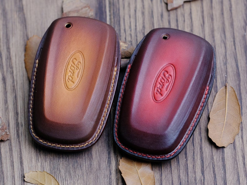 2022 - 2024 Key Fob Cover For Ford Explorer ( Patina), Leather Key Case For Ford, Explorer Key Fob, Car Accessories, Mother's Day Gift