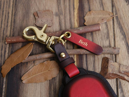 2025 2024 MINI Cooper Leather Key Fob Cover, Handcrafted Key Case For Mini Countryman Clubman Convertible Hatchback Paceman, Gift For Wife