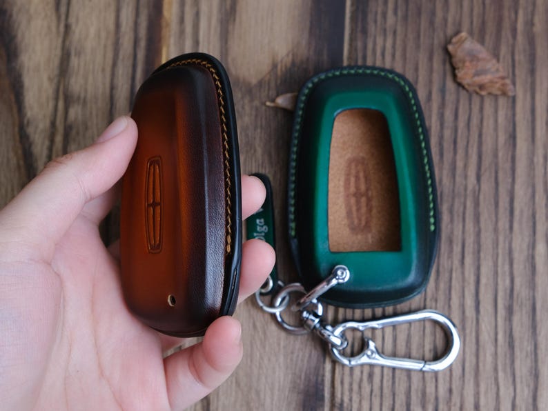 2025 2024 Lincoln Aviator Key Fob Cover - Personalized Leather Key Case For Corsair Navigator Continental MKZ - Gift For Husband