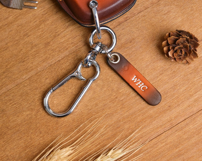 All Ford Mustang Key Fob Cover, Customized Leather Case for Dark Horse, GT, RTR, Mach-E, Mach-1 Shelby, Personalized Gift For Him