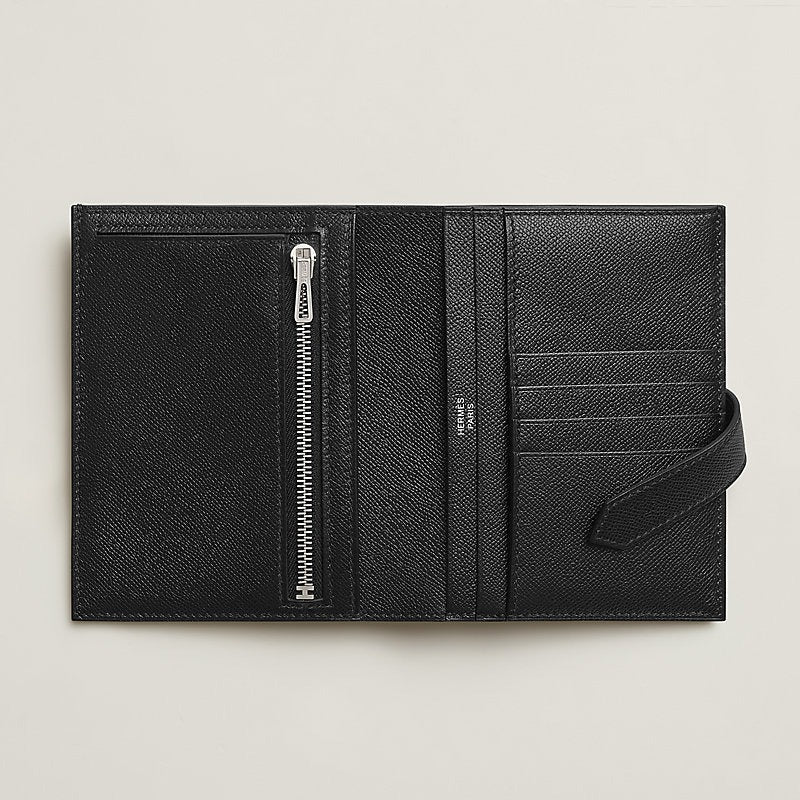Bearn Compact wallet - Madame calfskin