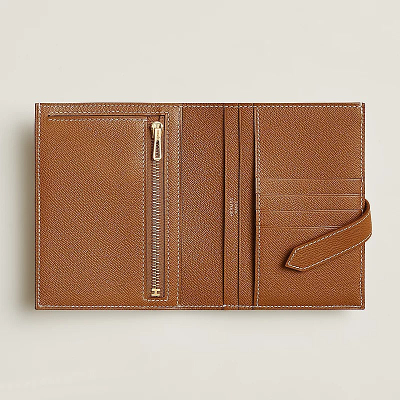 Bearn Compact wallet - Madame calfskin