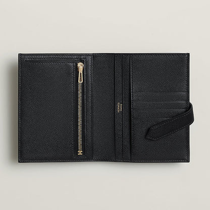 Bearn Compact wallet - Madame calfskin