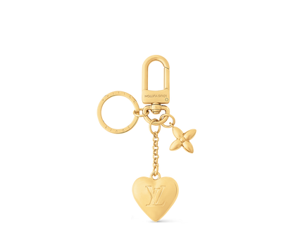 Satin Heart Bag Charm And Key Holder