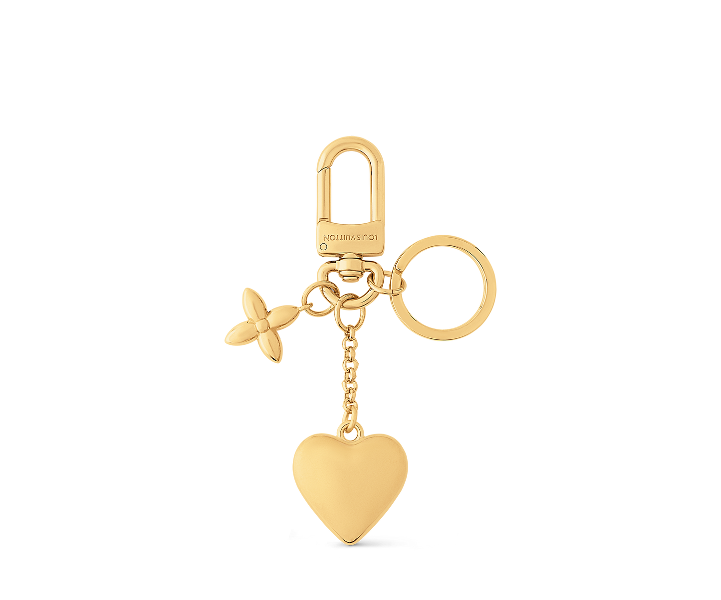 Satin Heart Bag Charm And Key Holder