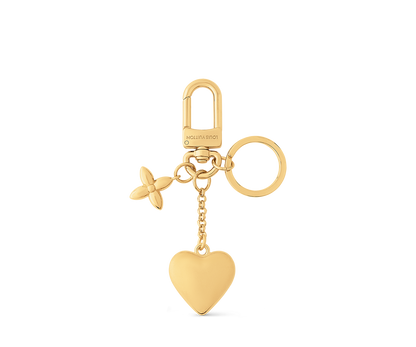 Satin Heart Bag Charm And Key Holder