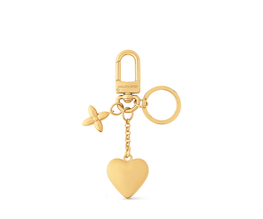 Satin Heart Bag Charm And Key Holder