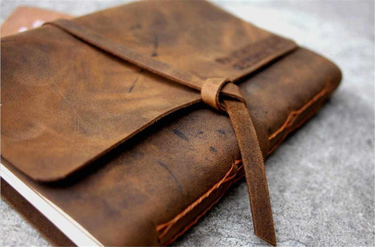 Aged Looking Leather Writing Journals
