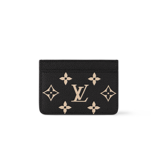 Bicolor Monogram Empreinte Leather Card Holder