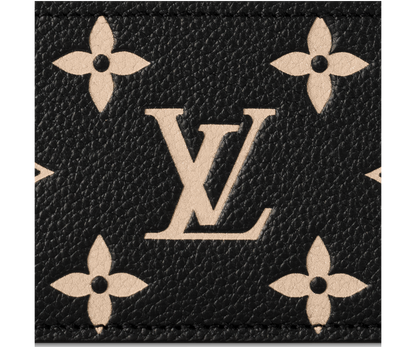 Bicolor Monogram Empreinte Leather Card Holder