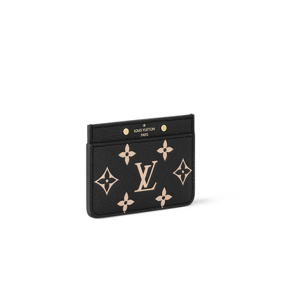 Bicolor Monogram Empreinte Leather Card Holder