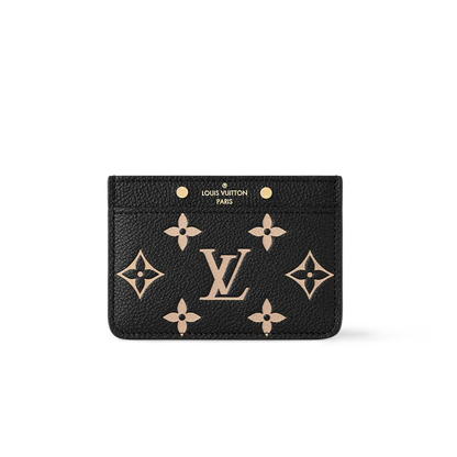 Bicolor Monogram Empreinte Leather Card Holder